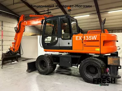 Колесный экскаватор Hitachi EX135