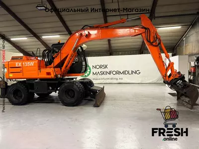 Колесный экскаватор Hitachi EX135