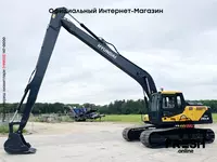 Новый экскаватор с длинной стрелой Hyundai R245LR