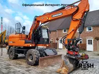 в рассрочку от 1 845 сум Колесный экскаватор Doosan DX 160 W-3