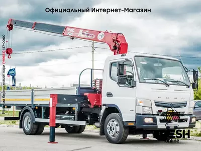Кран-манипулятор FUSO Canter с КМУ UNIC 374