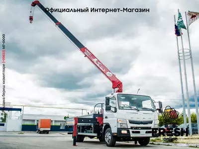 Кран-манипулятор FUSO Canter с КМУ UNIC 374