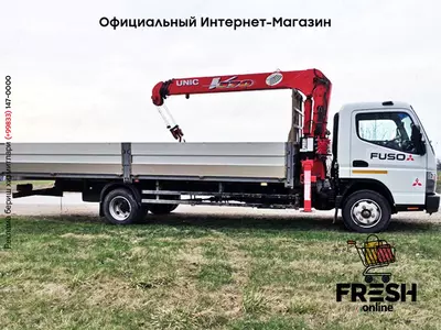 Кран-манипулятор FUSO Canter с КМУ UNIC 374