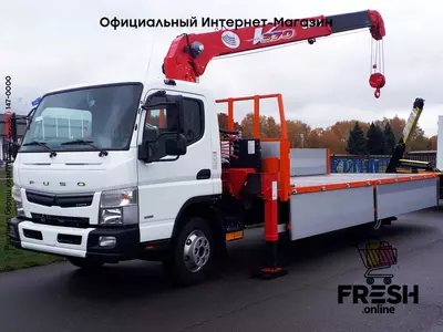 Кран-манипулятор FUSO Canter с КМУ UNIC 374