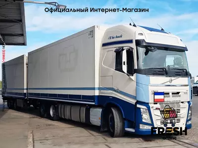 Volvo FH 420 6X2 Холодильник грузовик + прицеп
