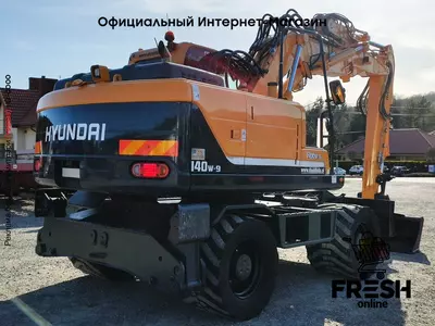 Колесный экскаватор Hyundai 140W-9