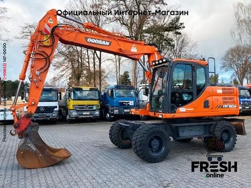 Колесный экскаватор Doosan DX 160 W-3