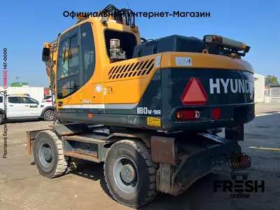 Колёсный экскаватор Hjulgrävare Hyundai 180W-9A