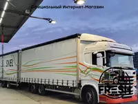 Scania R400 6X2 Шторки грузовик + прицеп В рассрочку