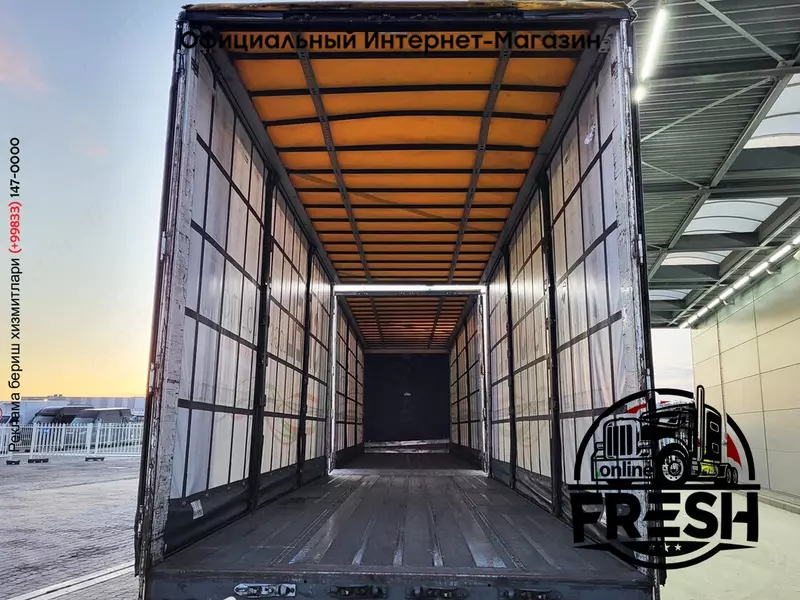 Scania R400 6X2 Шторки грузовик + прицеп