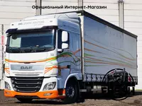 DAF XF 440 6X2 Шторки грузовик + прицеп