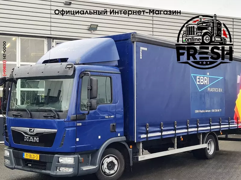 Шторки грузовик MAN TGL 7.190 4X2