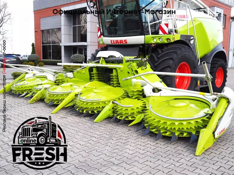 Кормоуборочный комбайн Claas Jaguar 960 + Orbis 750