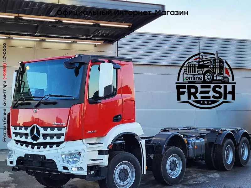 Шасси грузовик Mercedes Arocs 4843 8X4