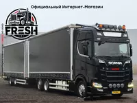 в рассрочку от 1 032 сум Scania S500 6X2 Шторки грузовик + прицеп