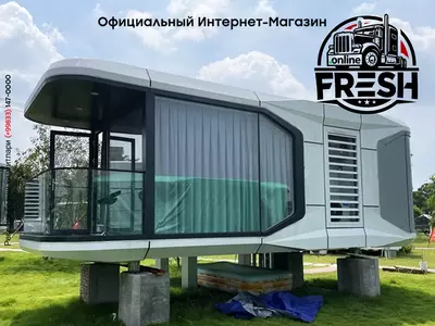 Модульный дом Space Capsule House E6 с 1 спальней, ванной и балконом площадью 27,2 м²