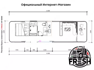 Модульный дом Space Capsule House E8 с 2 спальнями и балконом площадью 36,8 м²