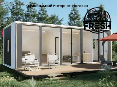 Модульный дом Apple Cabin VL-A2-25 площадью 25,5 м²