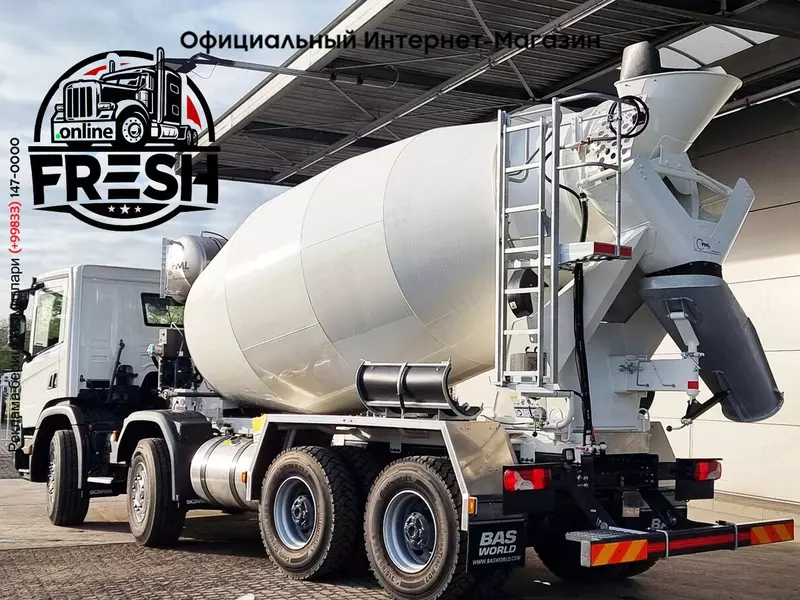 Бетономсеситель грузовик Scania P380 8X4 