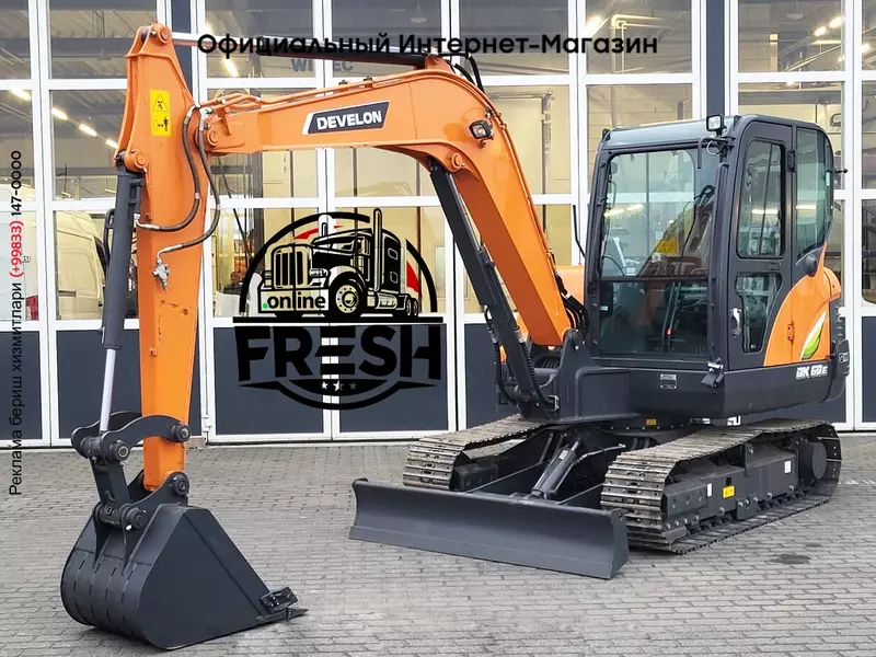 Мини-экскаватор Doosan DX60 E-10N