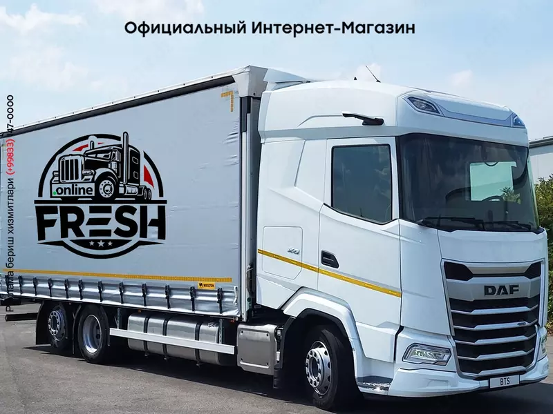 Шторки грузовик DAF XG 480 6X2