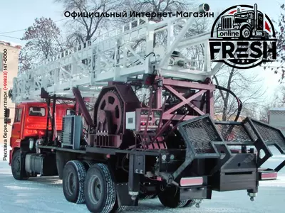 Роторная буровая установка УРБ-40 (гидрогеология)