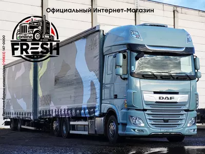 Шторки грузовик + прицеп DAF XF 480 6X2 