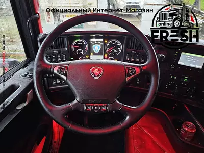 Тентованный грузовик Scania R450 TL 6X2 RETARDER