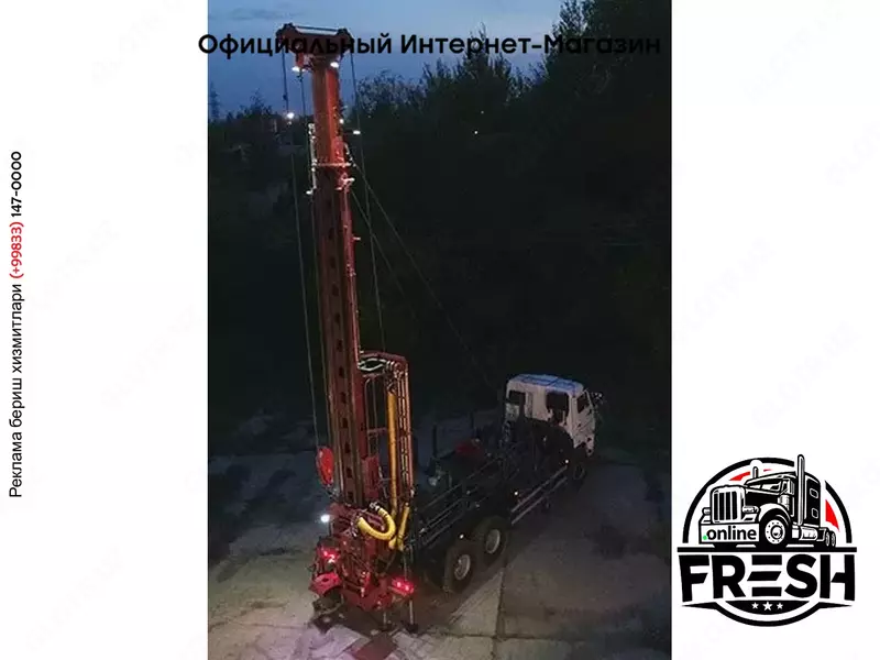 Буровая установка для бурения скважин на воду УРБ-210 (гидрогеология)