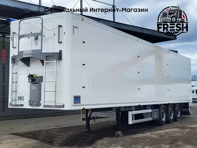 Полуприцеп подвижный пол Knapen K100 10MM 92m3 3 Assen