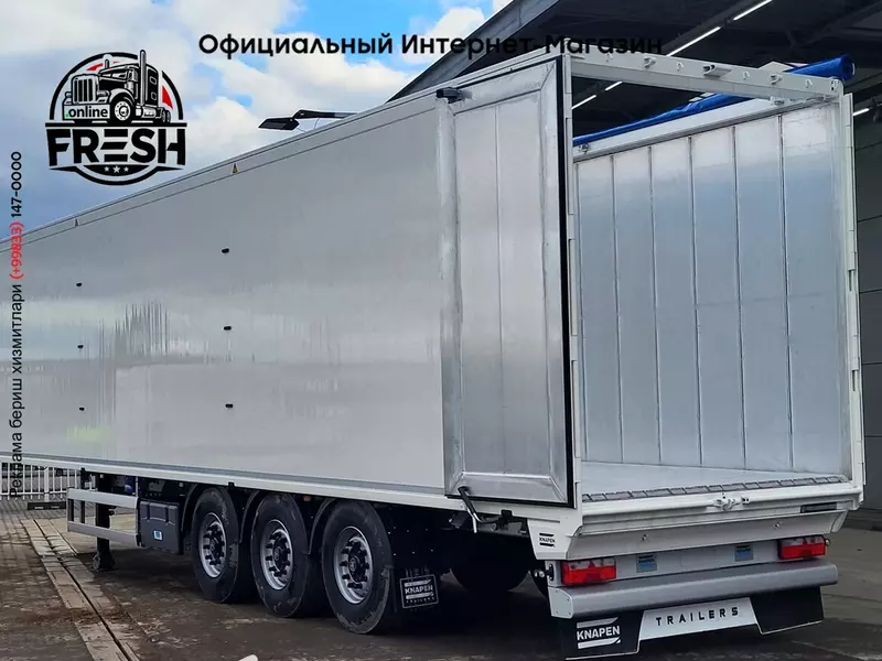 Полуприцеп подвижный пол Knapen K100 10MM 92m3 3 Assen