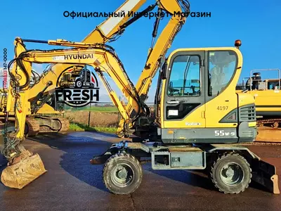 Колесный экскаватор Hyundai Robex 55 W-9