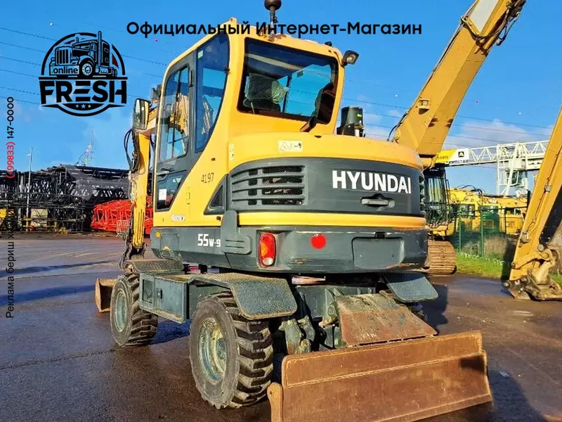 Колесный экскаватор Hyundai Robex 55 W-9