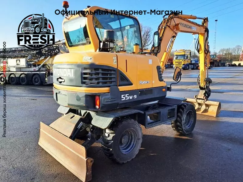Колесный экскаватор Hyundai Robex 55 W-9