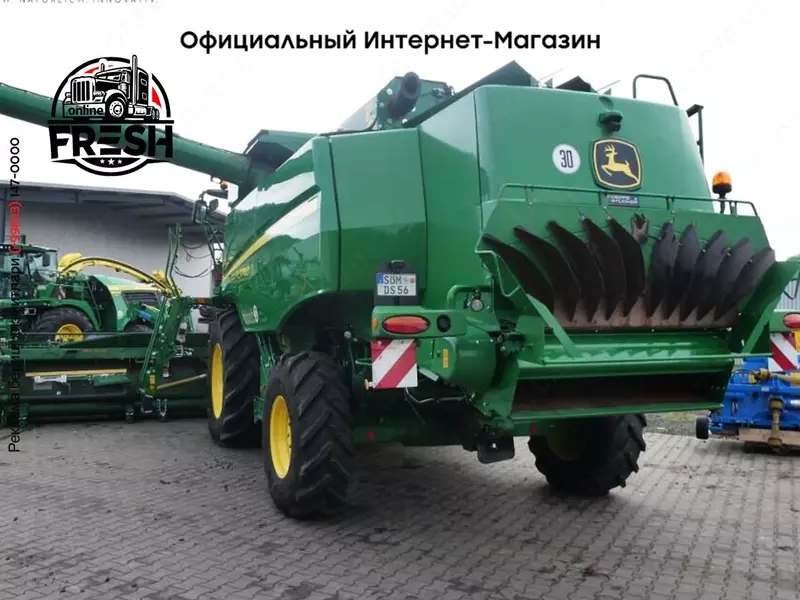 Зерноуборочный комбайн John Deere T670 mit 730X
