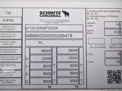 Полуприцеп-рефрижератор SCHMITZ CARGOBULL SKO FP 60 ThermoKing SLXi 300.