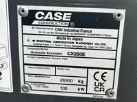 Case CX 250 halqali ekskavator - Ekskovatorlar