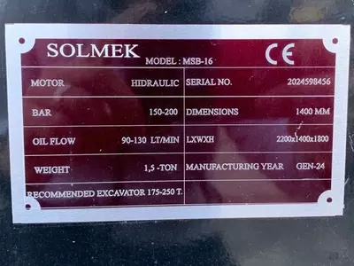Saralash kovushi Solmek MSB16