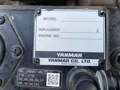 Двигатель Yanmar 4TNV98CT-VBV ENGINE