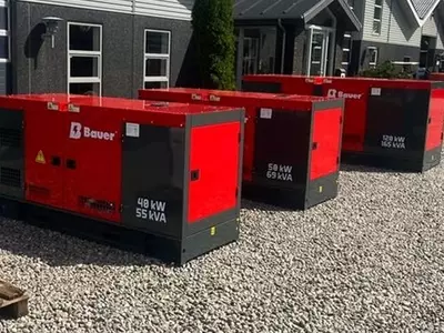 Электрогенератор Bauer GFS-120 ATS, 120 kW/150 kVA