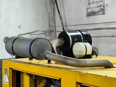 Дизельный компрессор для буровой