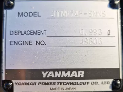 Dvigatel Ishlatilmagan Yanmar 3TNV74F-SNNS