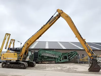 Экскаватор с 19 м длинной стрелой Liebherr R944C HDSL - 19 Meter Long Reach