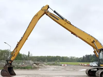 Экскаватор с 19 м длинной стрелой Liebherr R944C HDSL - 19 Meter Long Reach