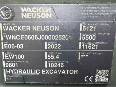 Колесный экскаватор Wacker Neuson EW100 E06-03