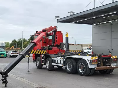 Грузовик с крюковым погрузчиком Mercedes Arocs 4145 8X4 Hyva Type: 26-51-S