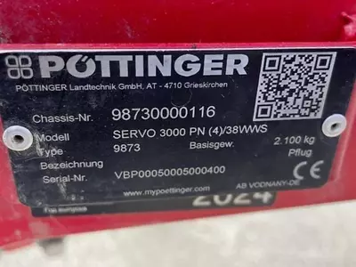 Плуг Pöttinger Servo 3000 Plus Nova (4-корпусный)