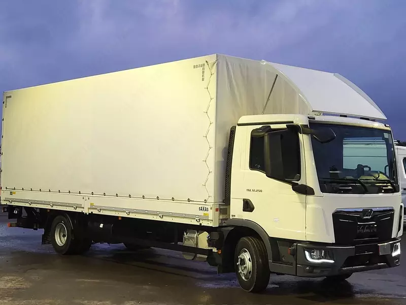 Шторки грузовик MAN TGL 12.250 4X2 Saxas