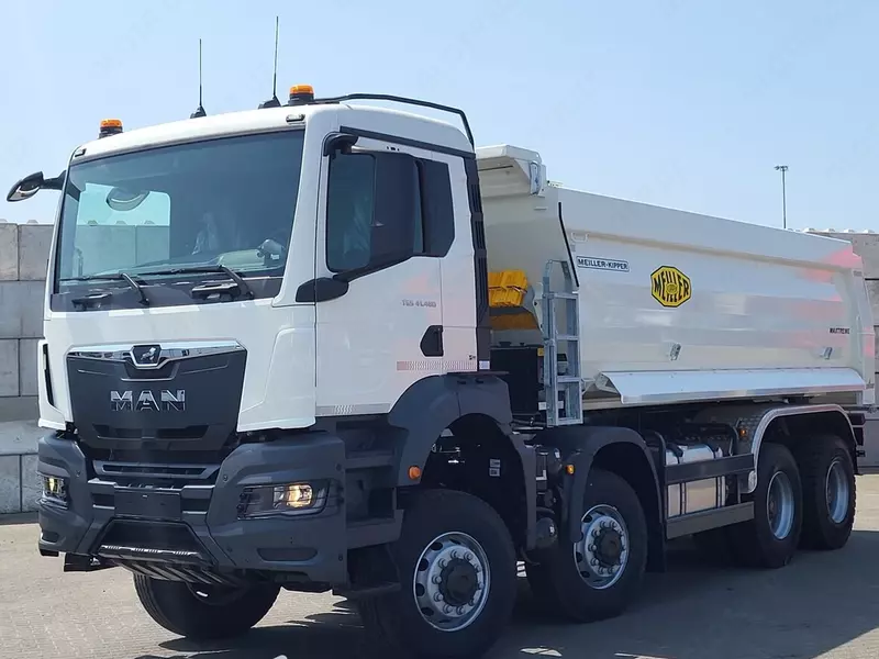 Самосвал MAN TGS 41.480 8X6 Meiller