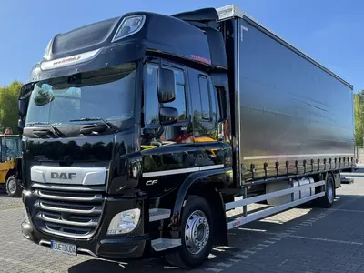 DAF CF 320 E6 yuk mashinasi Winda Firana Tył Drzwi Dach Zsuwany Długi 9.40 m